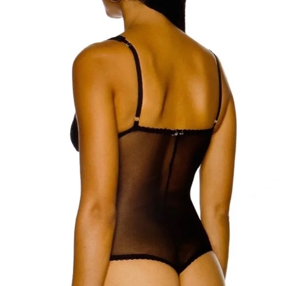 We Are HAH U Up Bodysuit Noir/Black Size S - NWT - Picture 2 of 10